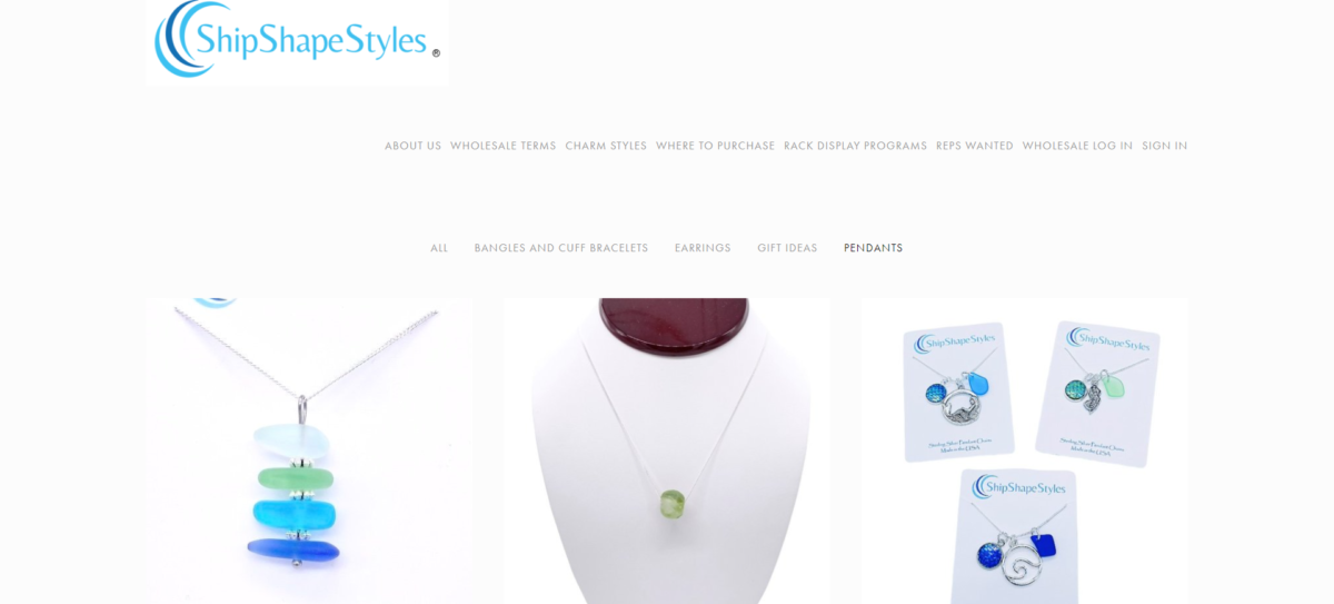 ShipShapeStyles Wholesale Jewelry Website